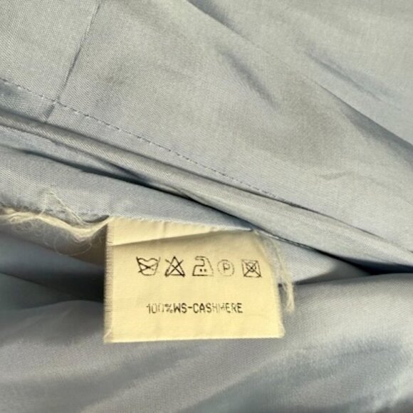 Vintage Escada by Margaretha Ley Cashmere Blazer Light Blue Herringbone - Picture 4 of 5